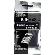 Canon BJI-643BK (1009A001) Siyah Orjinal Kartuş