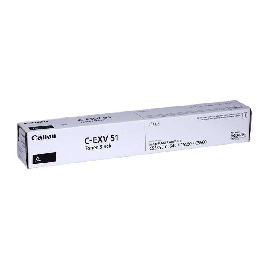 Canon C-EXV51 (0481C002) Black Original Toner - IR-C5535i / IR-C5540i (Damaged Box)
