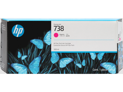 HP 676M7A (738) Kırmızı Orjinal Kartuş - DesignJet