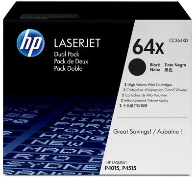 HP CC364XD (64XD) İkili Paket Siyah Orjinal Toner