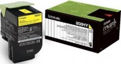 Lexmark 80C8HY0 (808HY) Sarı Orjinal Toner Yüksek