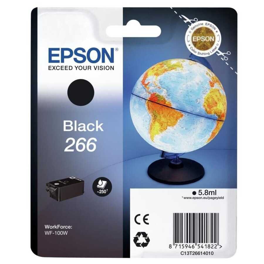 Epson C13T26614010 Black Original Ink - WF-100 (Ex)