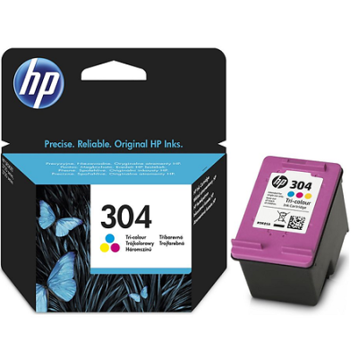 HP N9K05AE (304) Colour Original Cartridge - DeskJet 3720 / 3730
