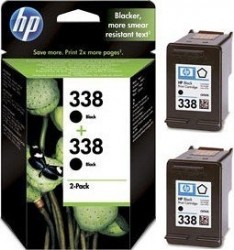 HP CB331EE (338) Duo Pack Black Original Cartridge - Deskjet 5743 (Ex)