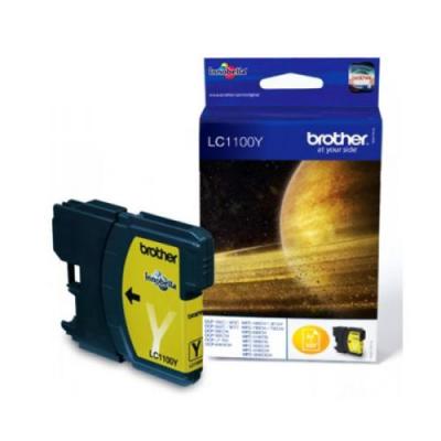Brother LC1100Y Yellow Original Cartridge - DCP-385C / DCP-395CN
