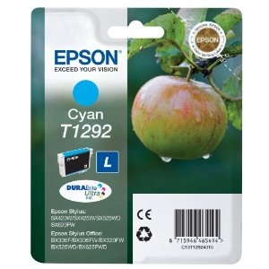 Epson C13T12924021 (T1292) Cyan Original Cartridge - Stylus SX425 (Ex)