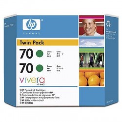 HP CB348A (70) Grüne Originalkartusche 2-pack - Designjet Z2100