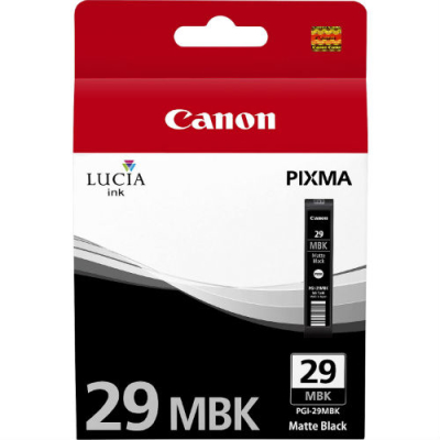 Canon PGI-29MBK (4868B001) Mat Siyah Orjinal Kar