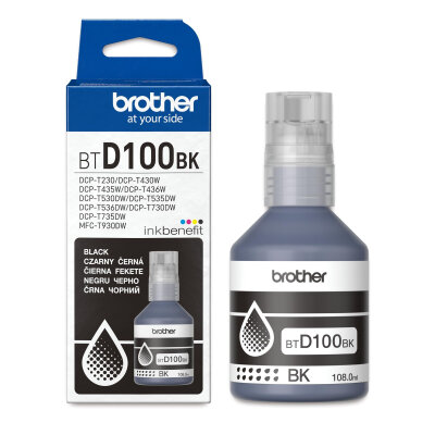 Brother BTD100BK Siyah Orjinal Mürekkep Kartuş - D