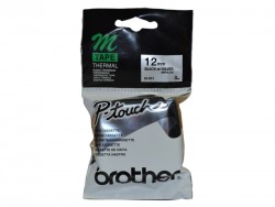 Brother M-931 Black P-Touch Label 12mm On Silver - PT-55 / PT-60 / PT-80