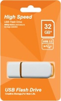 Elba 32GB Plastik Beyaz-Turuncu 3.2 USB Flash Bell