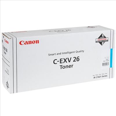 Canon C-EXV26C (1659B006AA) Cyan Original Toner Cartridge - IR-C1021 / IR-C1022