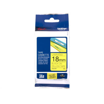 Brother TZE-641 (18MM) Yellow Laminated Label
