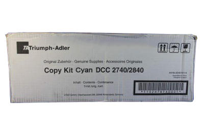 Triumph Adler DCC-2740, DCC-2840 Cyan Original Toner Cartridge (654010011)