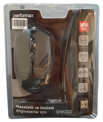Performax SMK010 Kablosuz Siyah Optik Mouse
