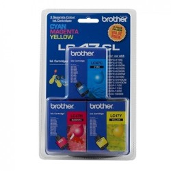 Brother LC47CL 3-pack Colour Original Cartridge - DCP-110C / DCP-115C