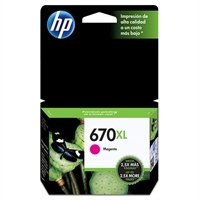HP CZ119AB (670XL) Magenta Original Cartridge High Yield - DeskJet 3525 (Ex)