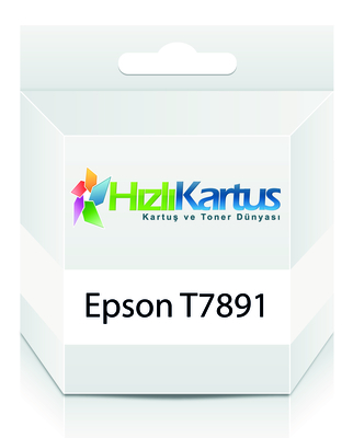 Epson C13T789140 (T7891) Siyah Muadil Kartuş - WF-