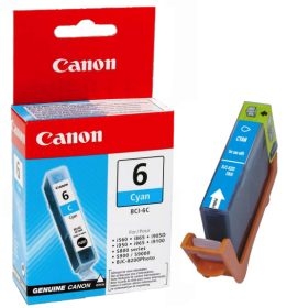 Canon BCI-6C (4706A002) Blau, Originalpatrone.
