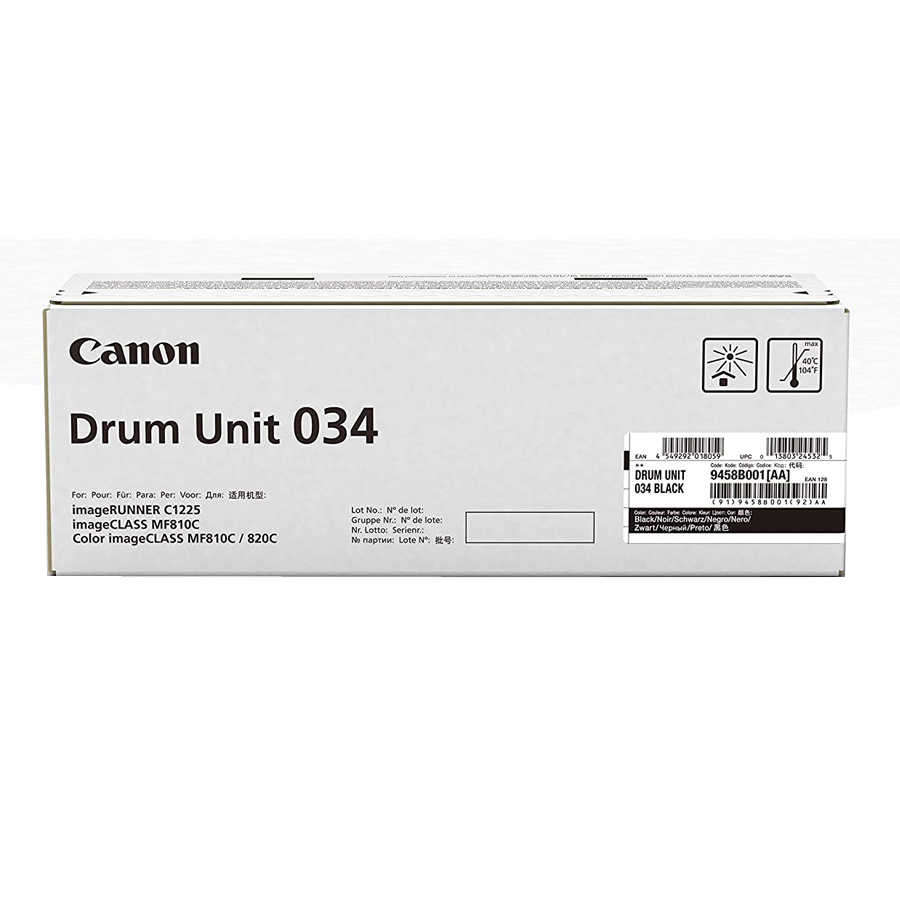 Canon 034 (9458B001) Black Original Drum Unit - C1225
