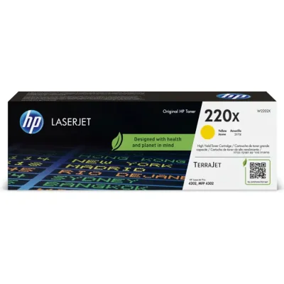 HP W2202X (220X) Yellow Original Toner High Capacity - LaserJet Pro 4202dn