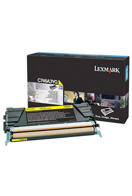 Lexmark X746A3YG Yellow Original Toner - X746DE / X748DE