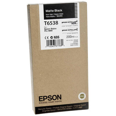 Epson C13T653800 (T6538) Mat Siyah Orjinal Kartuş