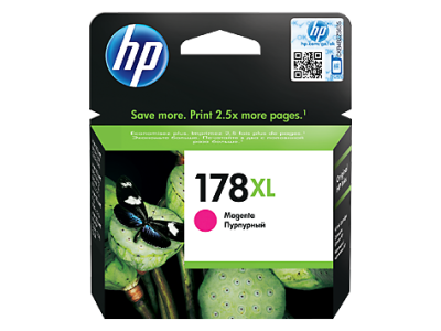HP CB324HE (178XL) Magenta Original Cartridge - Photosmart 5510 / 5515 (Ex)