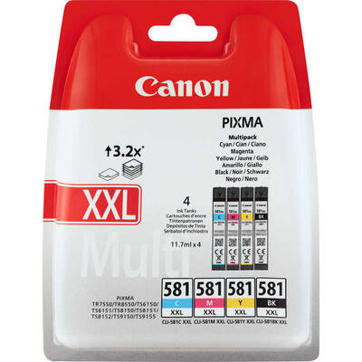 Canon CLI-581XXL (1998C005) Multipack 4lü Set Orj