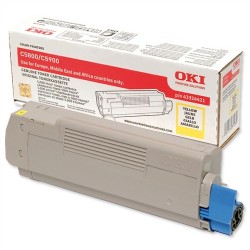 OKI 43324421 Yellow Original Toner - C5800 / C5900
