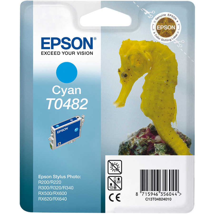 Epson C13T04824020 (T0482) Blau, Original-Tintenpatrone - S
