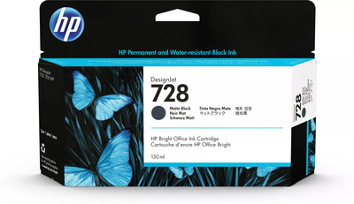 HP 3WX25A (728) Matte Black Original Cartridge - T730 / T830 (Ex)