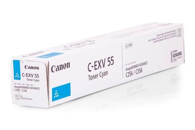 Canon C-EXV55 (2183C002) C Cyan Original Toner Cartridge - IR-C256i / IR-C356i