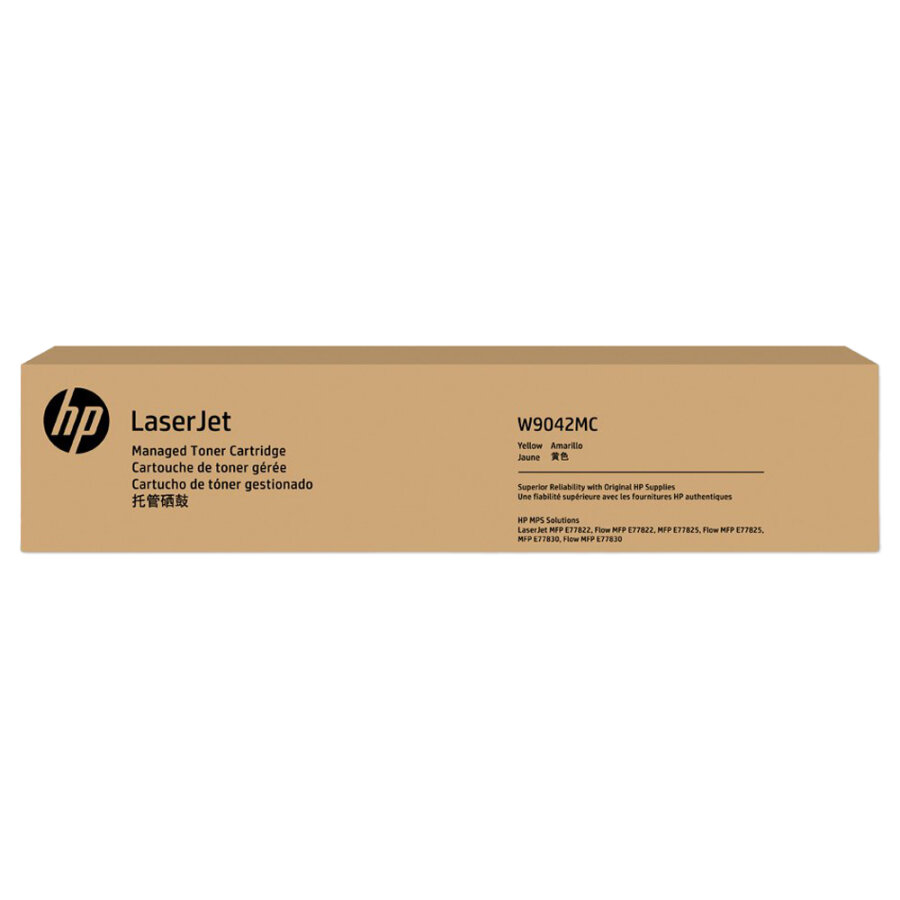 HP W9142MC Yellow Original Toner - MFP E78625Z / E78630dn