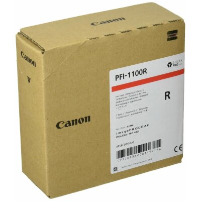 Canon PFI-1100R (0858C001) Red Original Cartridge - Pro2000 / Pro2100A