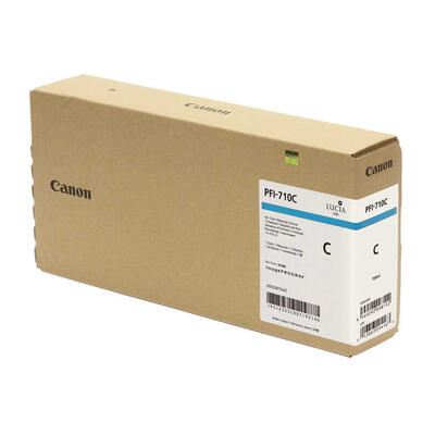 Canon PFI-710C (2355C001) Cyan Original Cartridge - TM-2000 / TM-3000