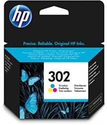 HP F6U65A (302) Colour Original Cartridge- DeskJet 2130 (Ex)