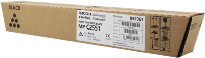 Ricoh 842061 Schwarzer Originaltoner - MP-C2030 / MP-C2050 (T6582)