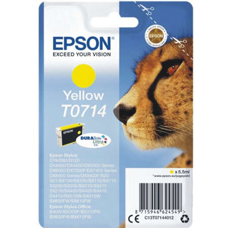 Epson C13T07144021 (T0714) Yellow Original Cartridge - Stylus SX215