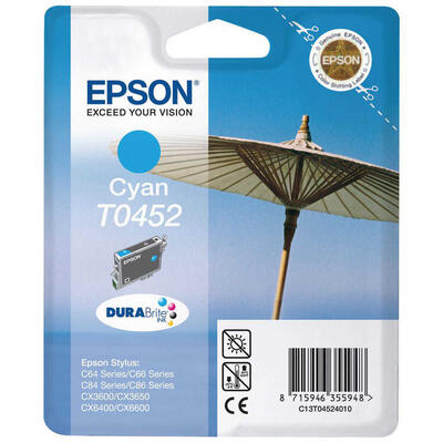 Epson C13T04524020 (T0452) Cyan Original Ink - Stylus C64 (U)