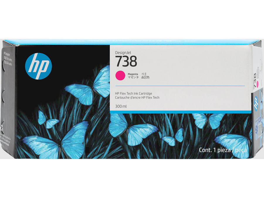 HP 676M7A (738) Magenta Original Cartridge - DesignJet T850 / T950