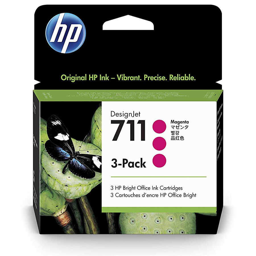 HP CZ135A (711) Magenta Original Cartridge 3-pack - DesignJet T120 (Ex)