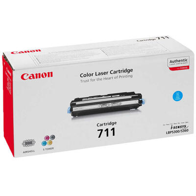 Canon CRG-711C (1659B002)  Cyan Original Toner Cartridge - LBP5300 (U)