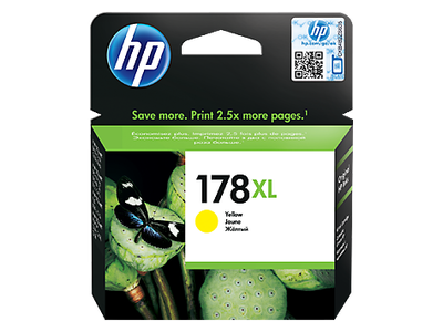 HP CB325HE (178XL) Yellow Original Cartridge - Photosmart 5510 / 5515