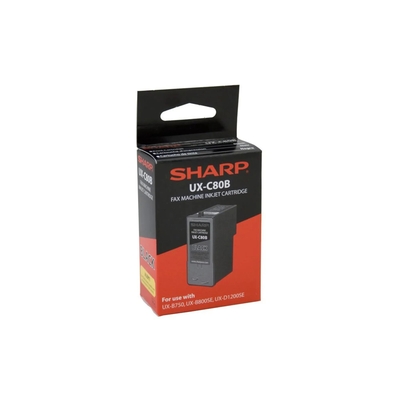 Sharp UX-C80B Siyah Orjinal Kartuş - UX-B800SE