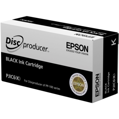 Epson PJIC6(K) PP-100 Black Original Cartridge - DiscProducer (S020452) (Without Box)