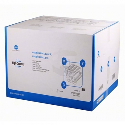 Konica Minolta 1710606-002 3 PCs Paket Farbe Orjina