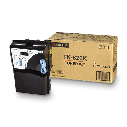 Kyocera TK-820K Black Original Toner - FS-C8100
