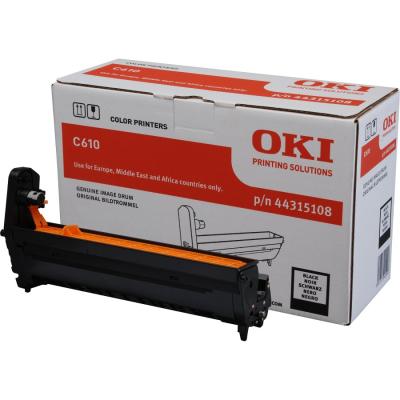 OKI 44315108 Black Original Drum Unit - C610