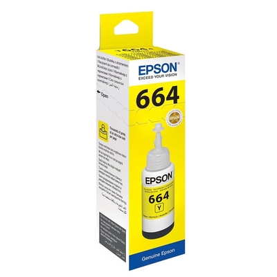 Epson C13T66444A (T6644) Sarı Orjinal Mürekkep Kar